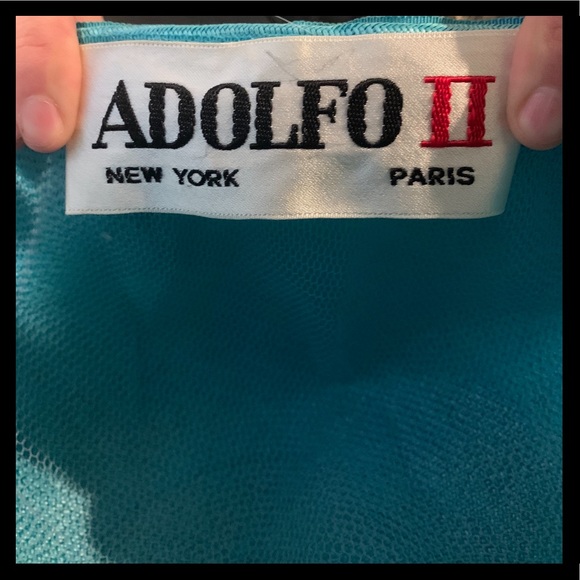 1960 Blue Bucket Hat by ADOLFO II Medium Woven Hat